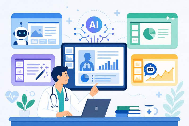 四款醫療人員常用的AI簡報工具推薦｜醫療AI簡報工具推薦 說明圖