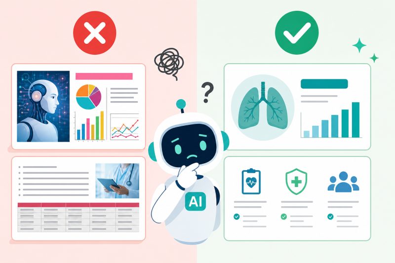 常見的AI簡報踩坑與正確做法｜醫療AI簡報工具推薦 說明圖